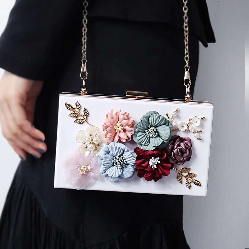 Transparent Purse Women's Shoulder High Quality Wers Handbag Evening Clutch Clear Acrylic Designer Ladies Bag