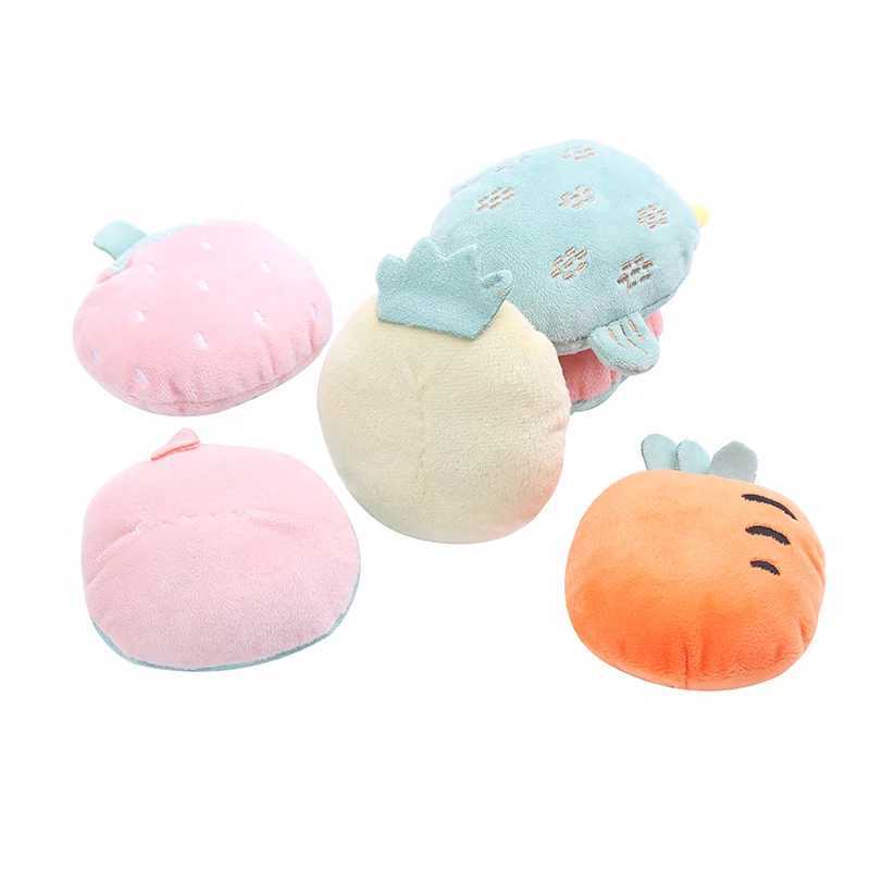 Cat Cute fruit caip plush toy with bite resistant sleep Stuffed animals for catsT250214