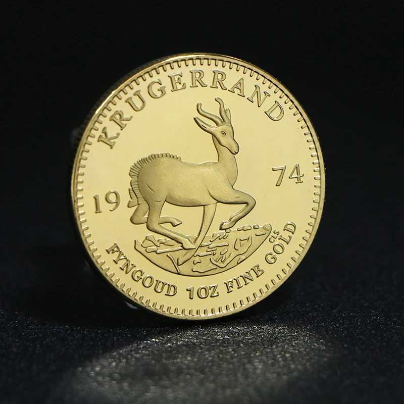 South Africa 1967/1974/1978/2013/2020 Saudi Africa Krugerrand 1OZ Gold Coins Paul Kruger Token Value Collectible CoinsXJ250214