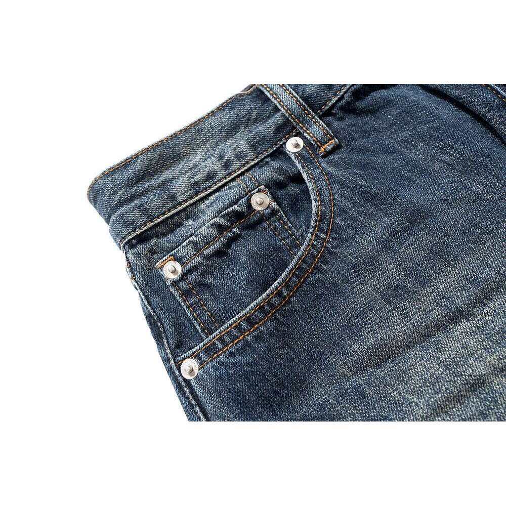 High Street Washed Hole Blue Boot Cut Mens And Women Ripped Vintage Baggy Flare Jeans Ropa Hombre Loose Denim Trousers Oversized