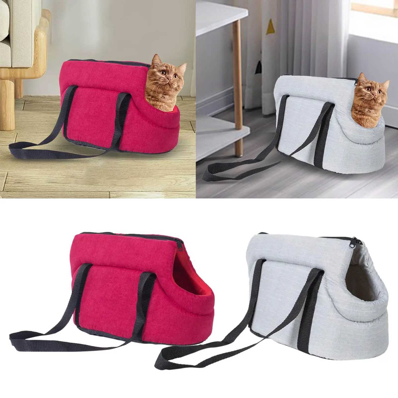 Others Dog Carrier Dog Car Seat Travel Transport Bag Shoulder Bag Pet Carrier for Walking Puppy Kitten H250213