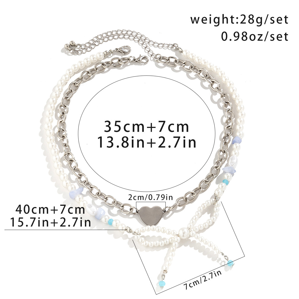 Woman fashion Bow accessories, small niche imitation pearl, love, sweet cool, spicy girl choker collar and necklace