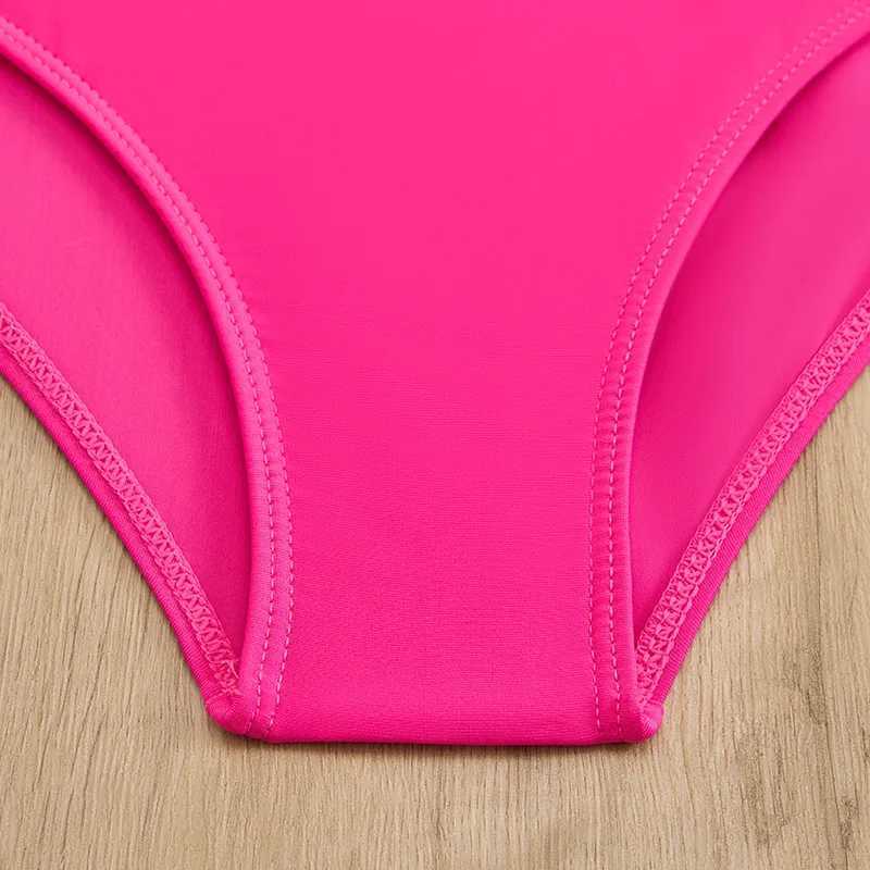 Pink Girls One Piece Swimsuit 8-12 Year Kids Swim Suit Teenage Childrens Swimwear 2024 Zipper Surfing Bathing Suits Beach Wear Z250214