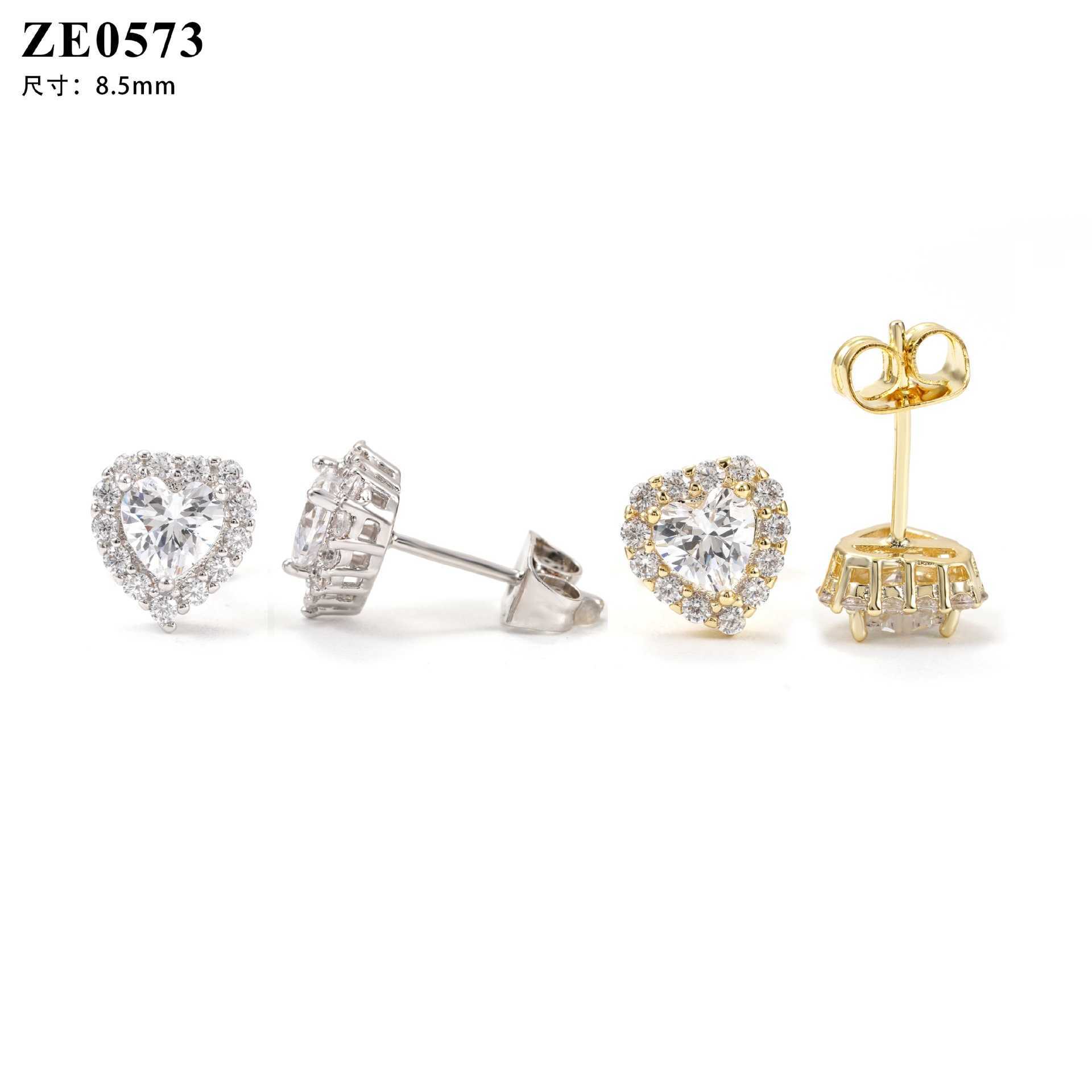 High end jewelry oval hip-hop earrings 925 silver moissanite tested Gra certified earrings