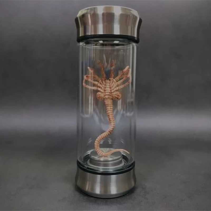 Alien Glow Jar Xenomorph Specimen Facehugger Embryo Glass Jar Movie Prop Replica Home Decor Desktop Crafts Sculpture DecorationXJ250214