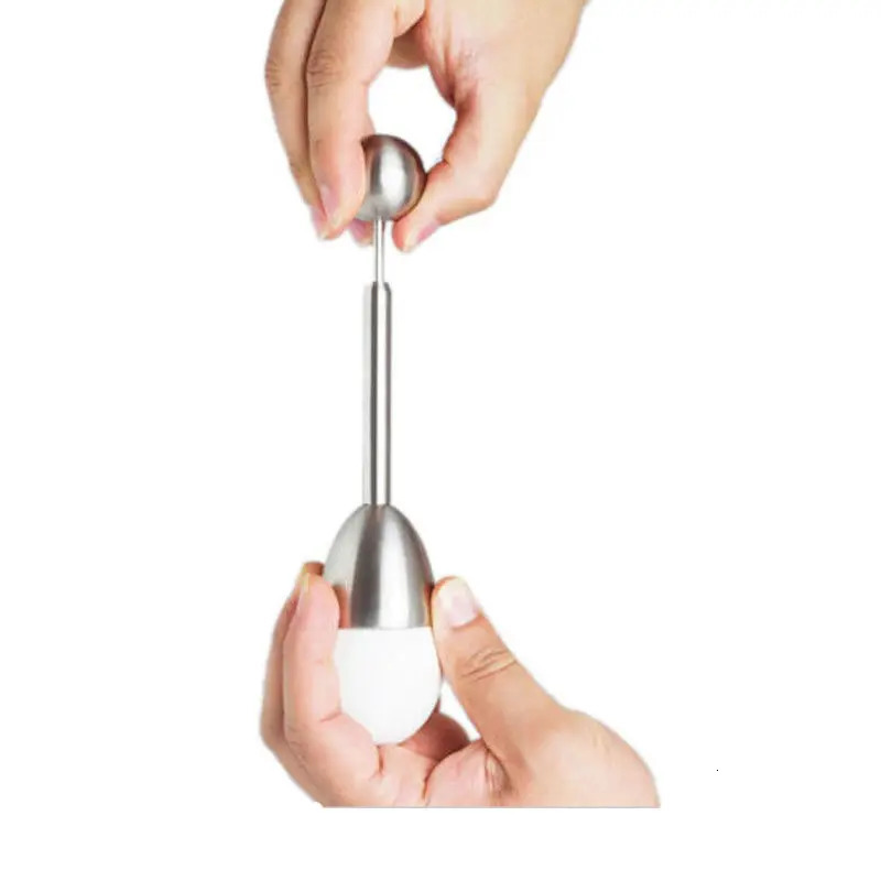 Stainless Steel Boiled Egg Topper Shell Top Knocker Opener Kitchen Tool Cutter Accessories Gadget 250214