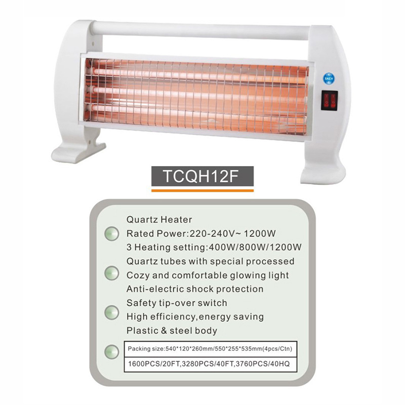 Heater small sun heater quartz three tube heater home small electric heater heater desktop