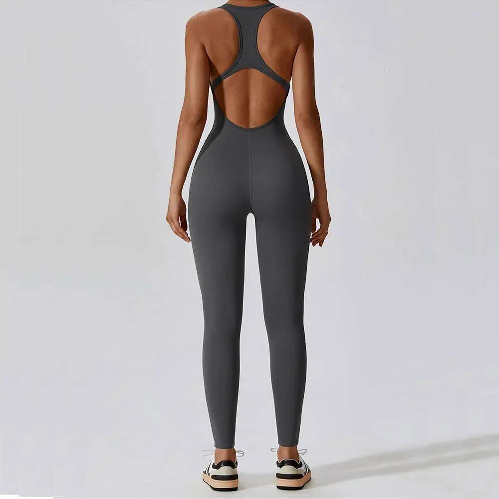 2024Yoga Jumpsuit Fiess Sports Overalls Gym Clothing Set Yoga Wear Pilates Workout Clothes For Women Outfit Push-Up Activewear