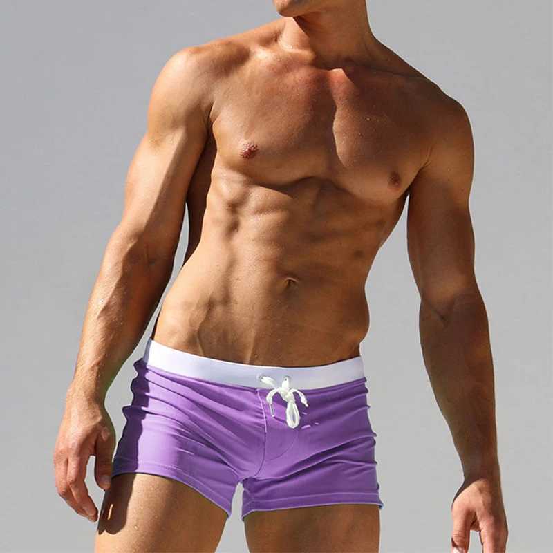 2024 NEW Boxer Cotton Underwear Boxershorts Sleep Men Swimming Briefs or Boxers Shorts with Pocket #A W250214