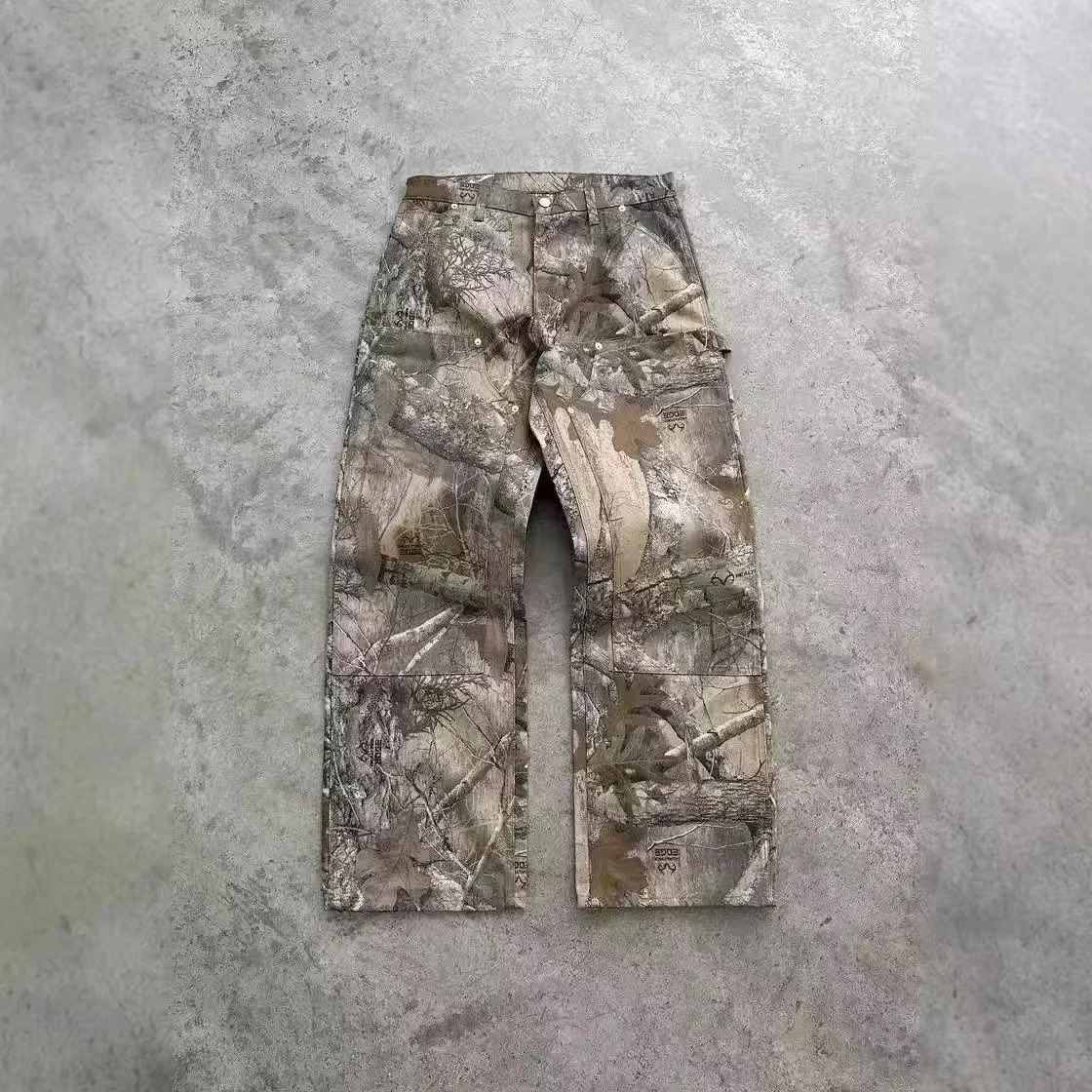 Akimbo Camo Leaf Loose Jacket Fashion Jacket Y2K Harajuku Hip Hop Gothic Retro Couple Casual American Street Clothing 250213