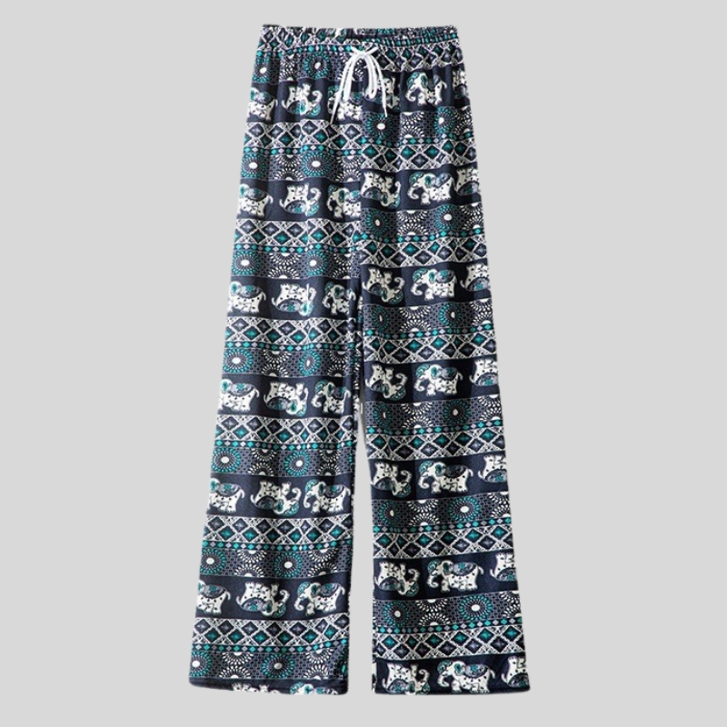 New Elephant Wide Leg Pants Women's Summer Thin High Waist Drop Straight Loose Casual Pants Mopping Pants