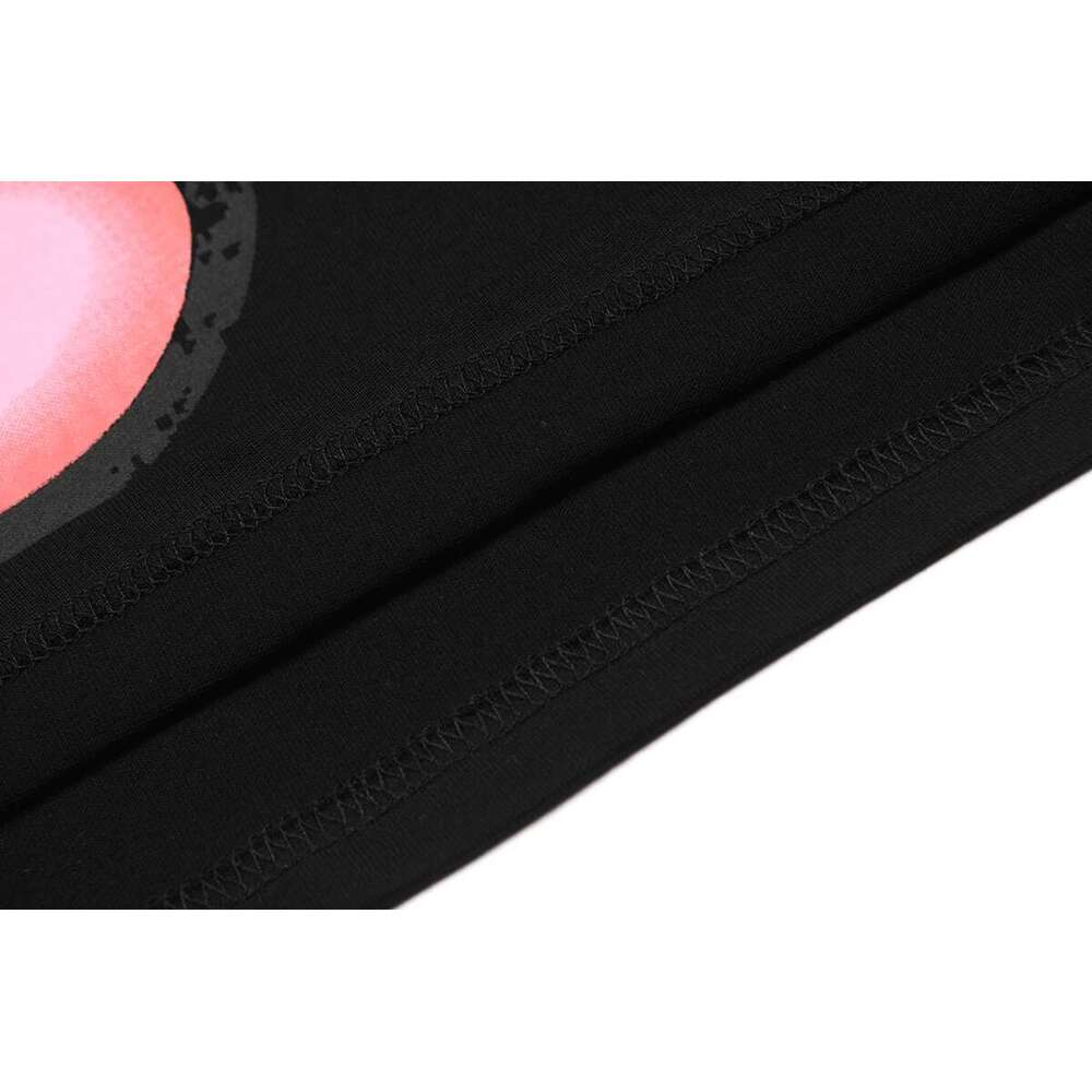 Streetwear Bat Short Sleeve Cotton Summer Top Tees For Men And Women Round Neck White Black Cartoon Letter Loose Tshirt Oversize