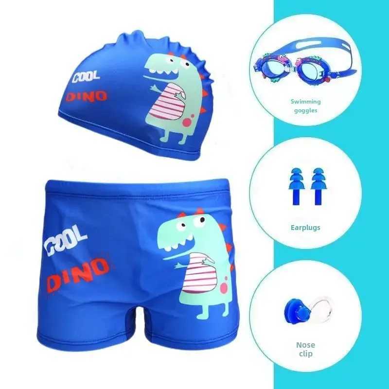 Childrens Swimming Trunks Boys Cartoon Boxer Shorts Quick Dry Small Medium Large Fit Cap For Youth Bath Outlet Wholesale W250214