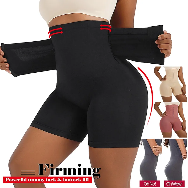 fajas colombianas tummy control butt lifter body shapewear women slimming girdle body shaper waist trainer high waist flat belly
