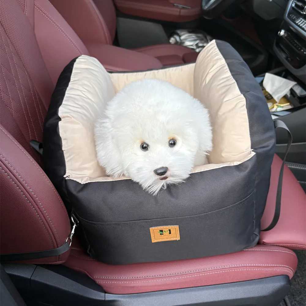 Others Dog Carrier Pet dog car seat cover safe and waterproof small dog nest pad cat harness soft and comfortable travel dog car seat washable pet har