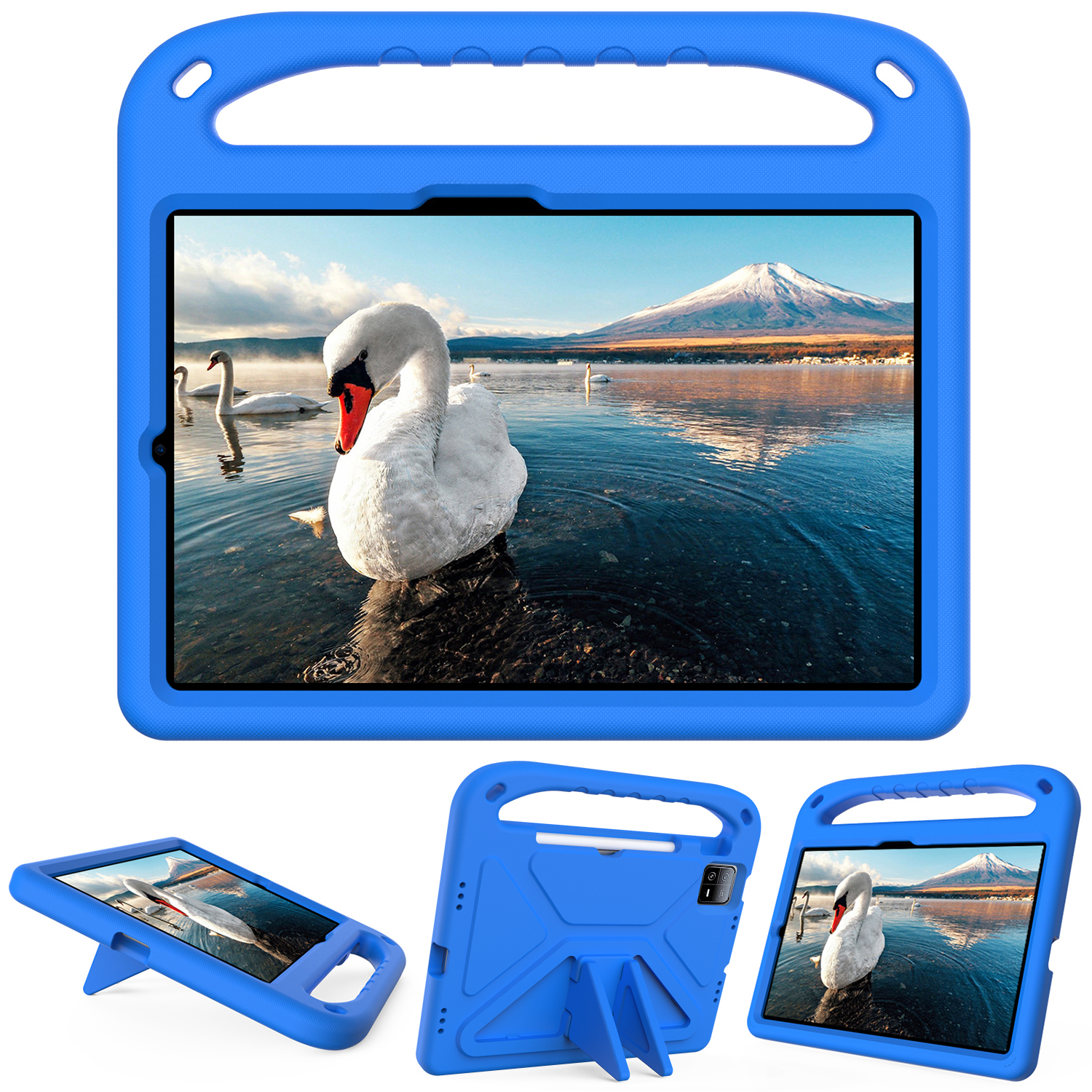 EVA Foam Handle Stand Shockproof Kids Case Rugged For XiaoMi Pad 4 Plus 5 6 7 Pro 11.2 inch 2024 RedMi SE Honor Pad X8 X8A X9 Huawei Matepad T8 M5 M6 