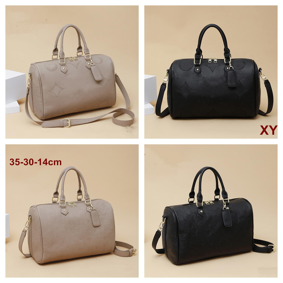 Designer Speedys Pillow bag women speedys 35 handbag Flower embossing totes Purse Shoulder crossbody Wallet Outdoor travel Shopping bags Clutch Hobo Satchels Men