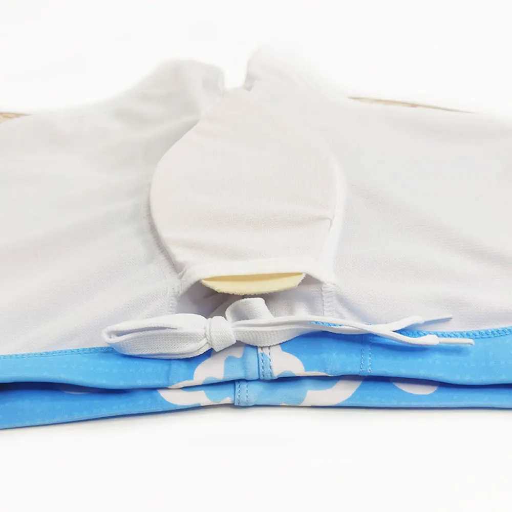 New swim trunks mens sexy boxing shorts surfing and beach sports mens swim trunks swimsuit blue print W250214