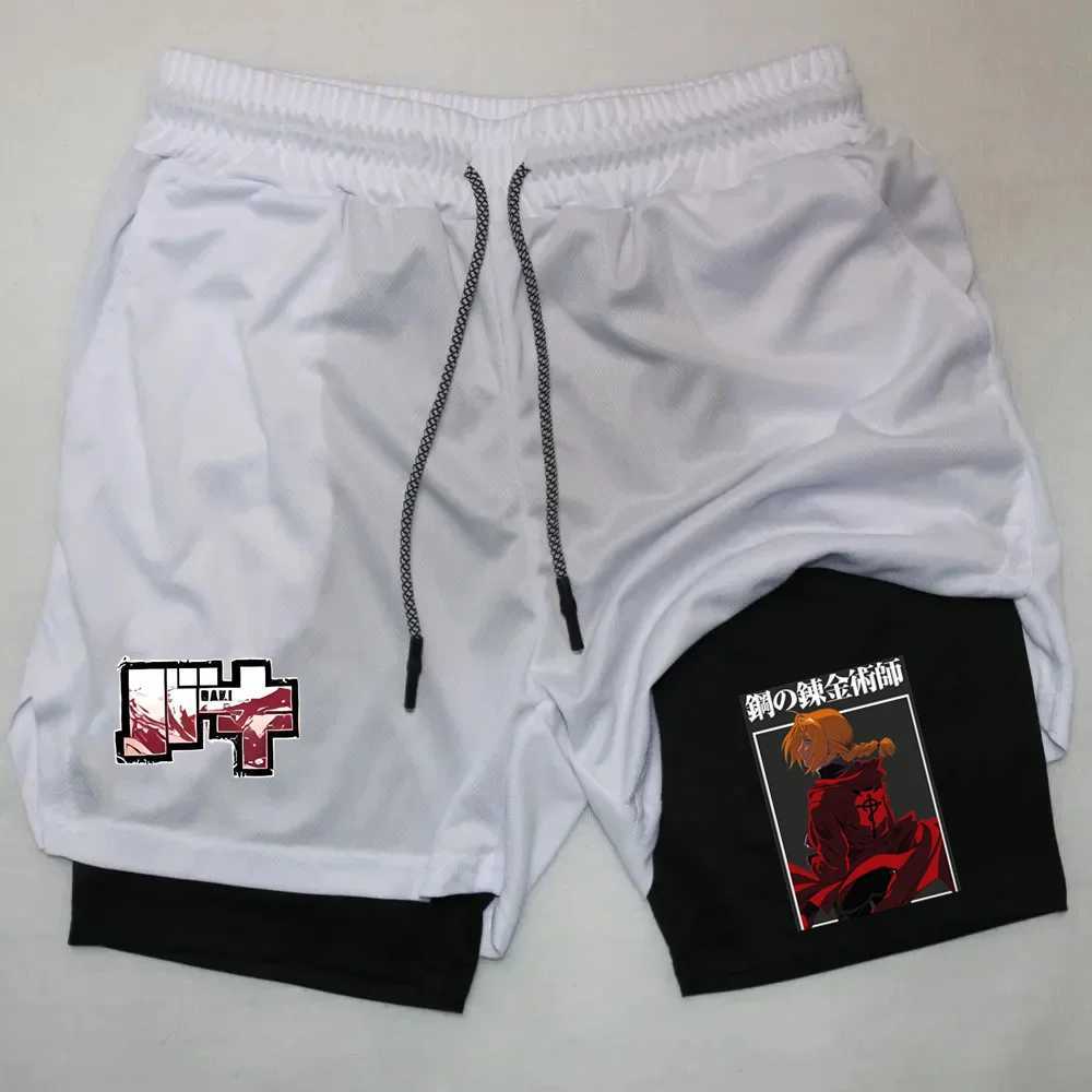 Fashion And Leisure Men And Women Summer Shorts Comfortable Anime Gym Pattern Printing Fitness Trend Running PantsXJ250213