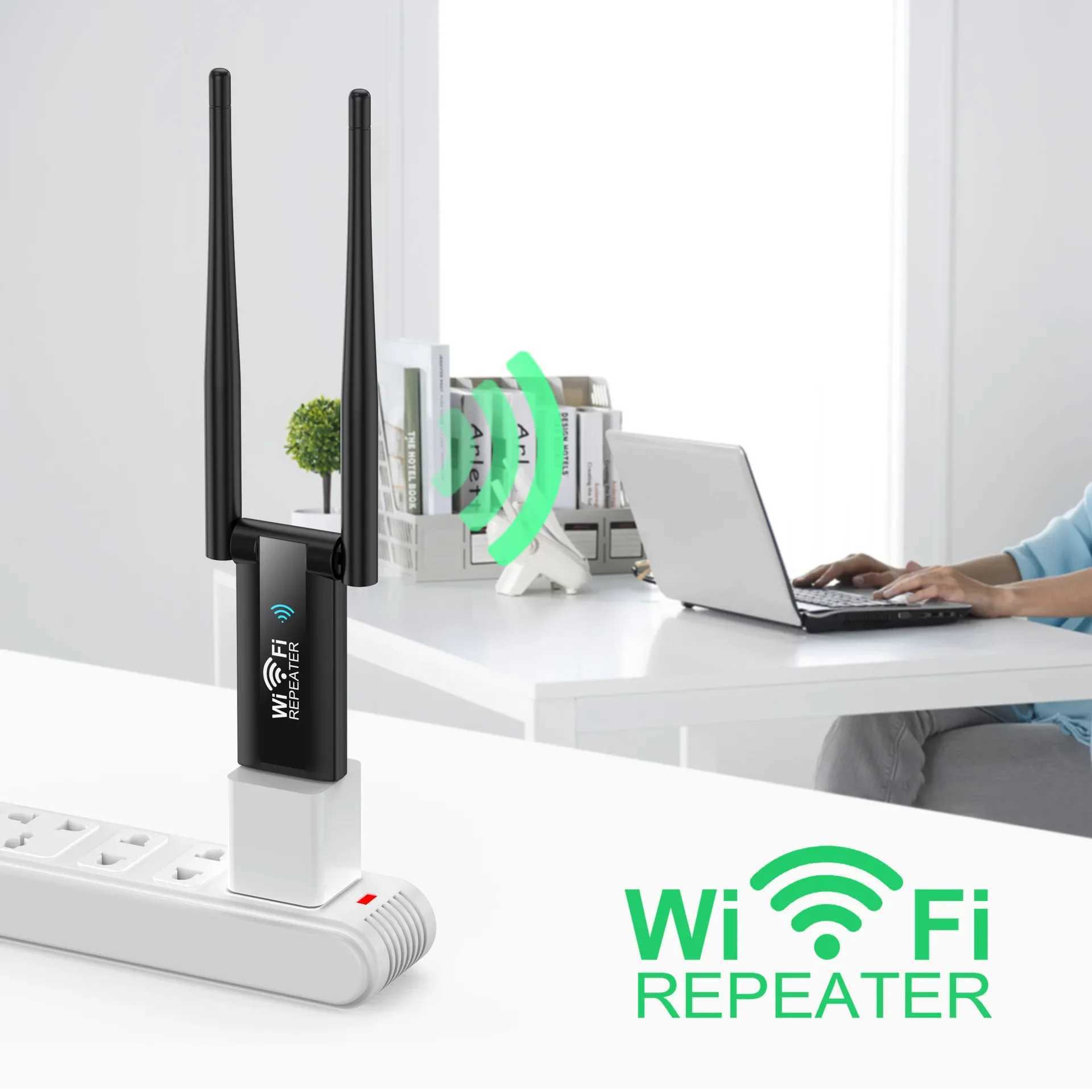 USB WiFi Repeater Wireless Extender Router WiFi Signal Amplifier Booster Long Range Wi-Fi Repeater Access PointXJ250214