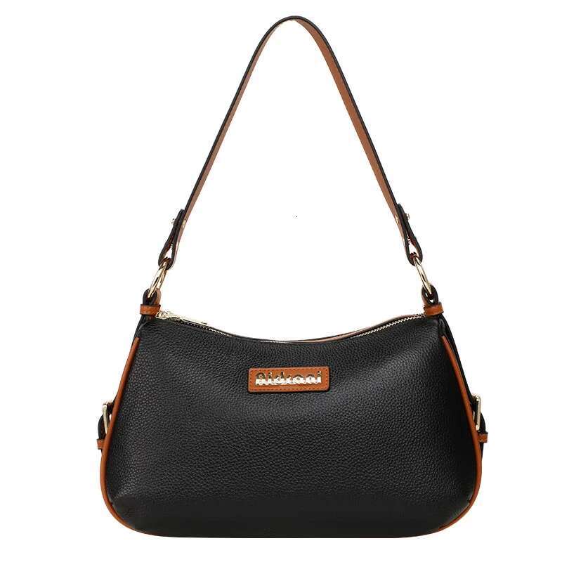 Aidrani Genuine Leather Handbags Women Designer Messenger Bags New Litchi Texture Shoulder Crossbody Bag Purse