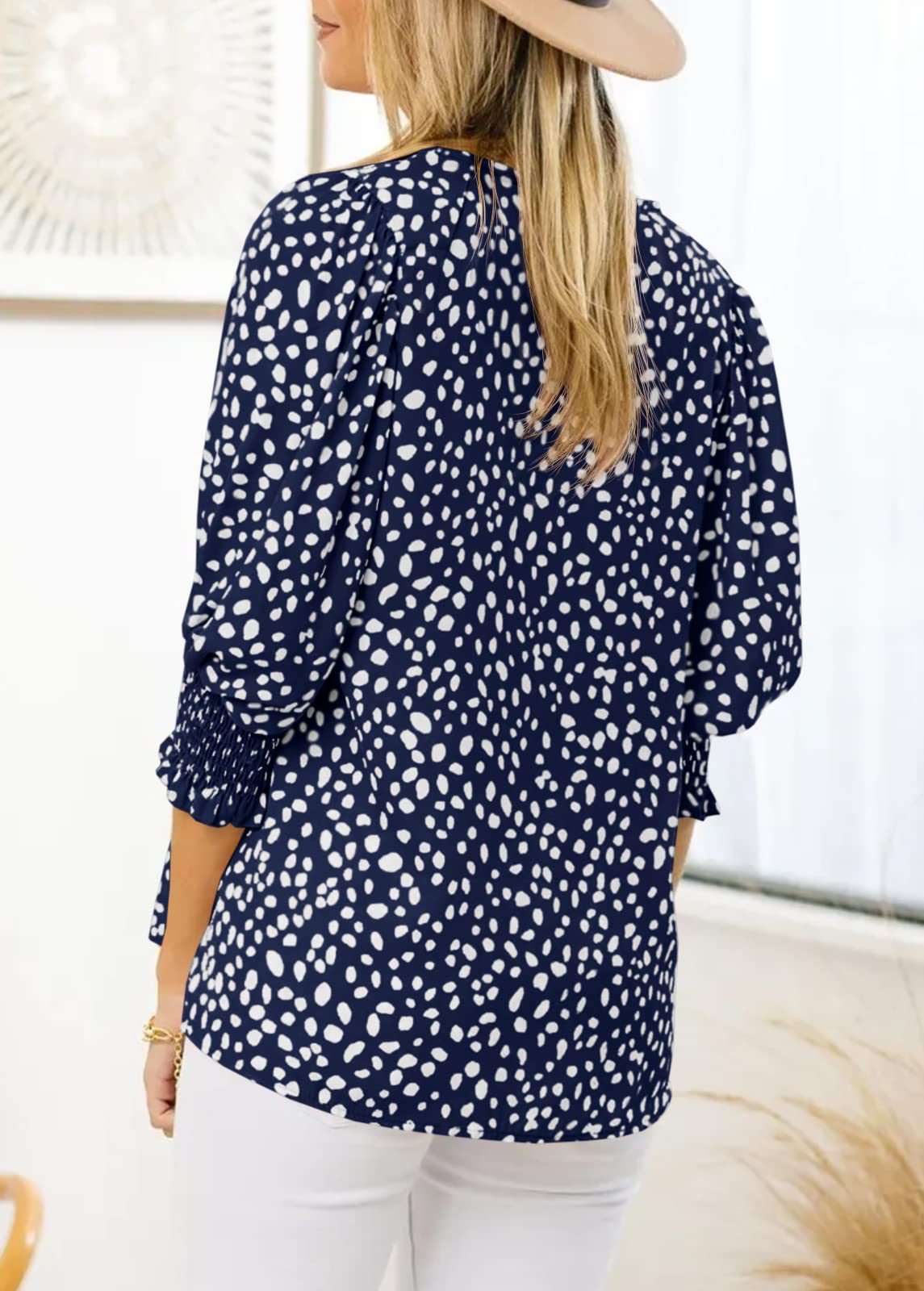 2025 Summer New Loose Printed Short Sleeve Top Round Neck Chiffon Shirt for Women