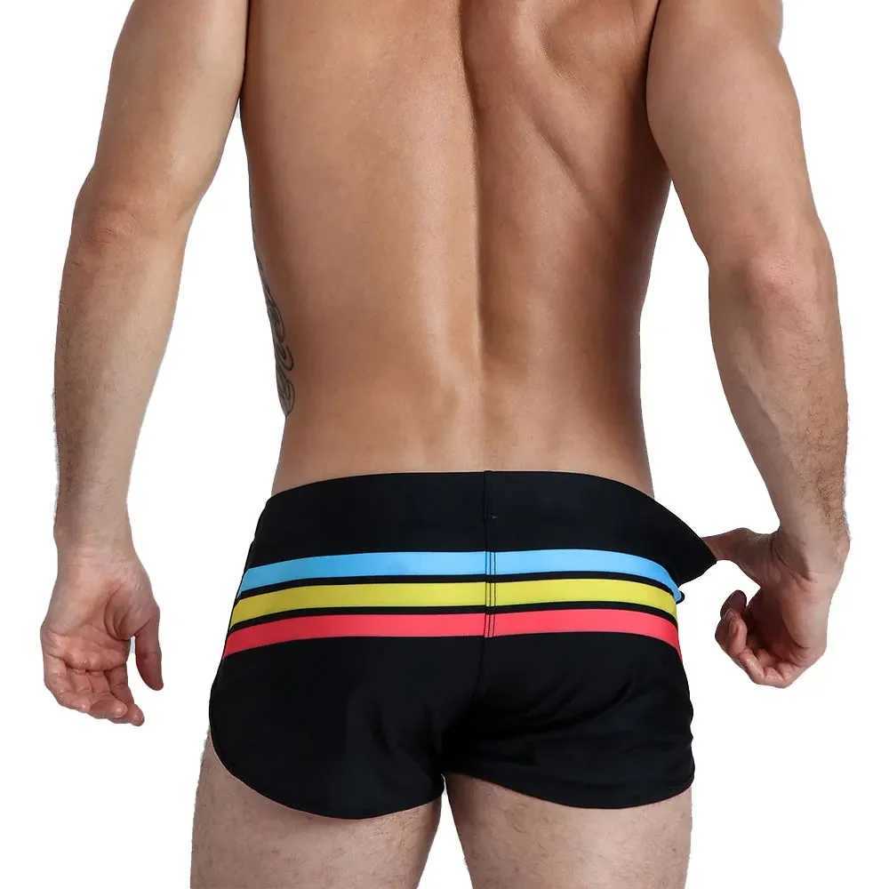 Swimwear Men Strip Swim Briefs Boxer Sexy Surfing Board Shorts Beach Trunks Quick Dry Swimsuits Bathing Suits Bikini Underwear W250214