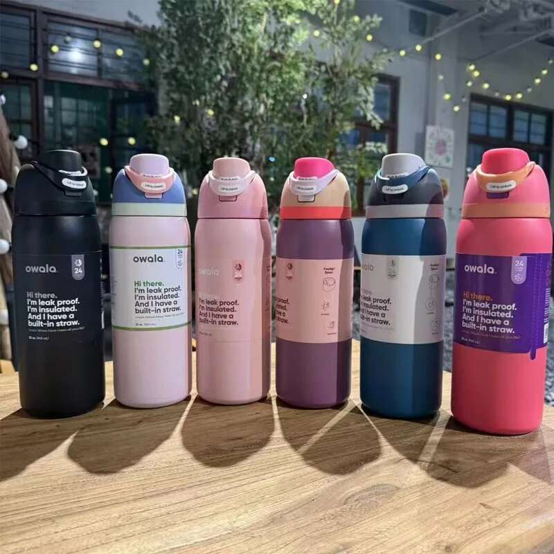 Owala cup Boneyard vacuum bottle and insulated bottle water bottle drinkware thermos stainless steel insulated cup original hot and cold USA shipping
