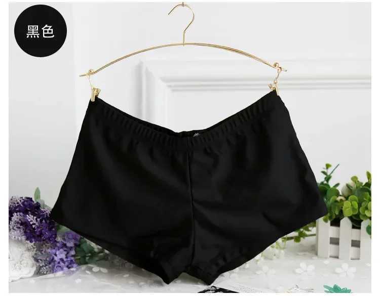 Women sexy swimming bikini women Swimsuit swimwear Boxer trunks Pants dancing sports running Yoga Boxer Shorts beach short nylon W250214