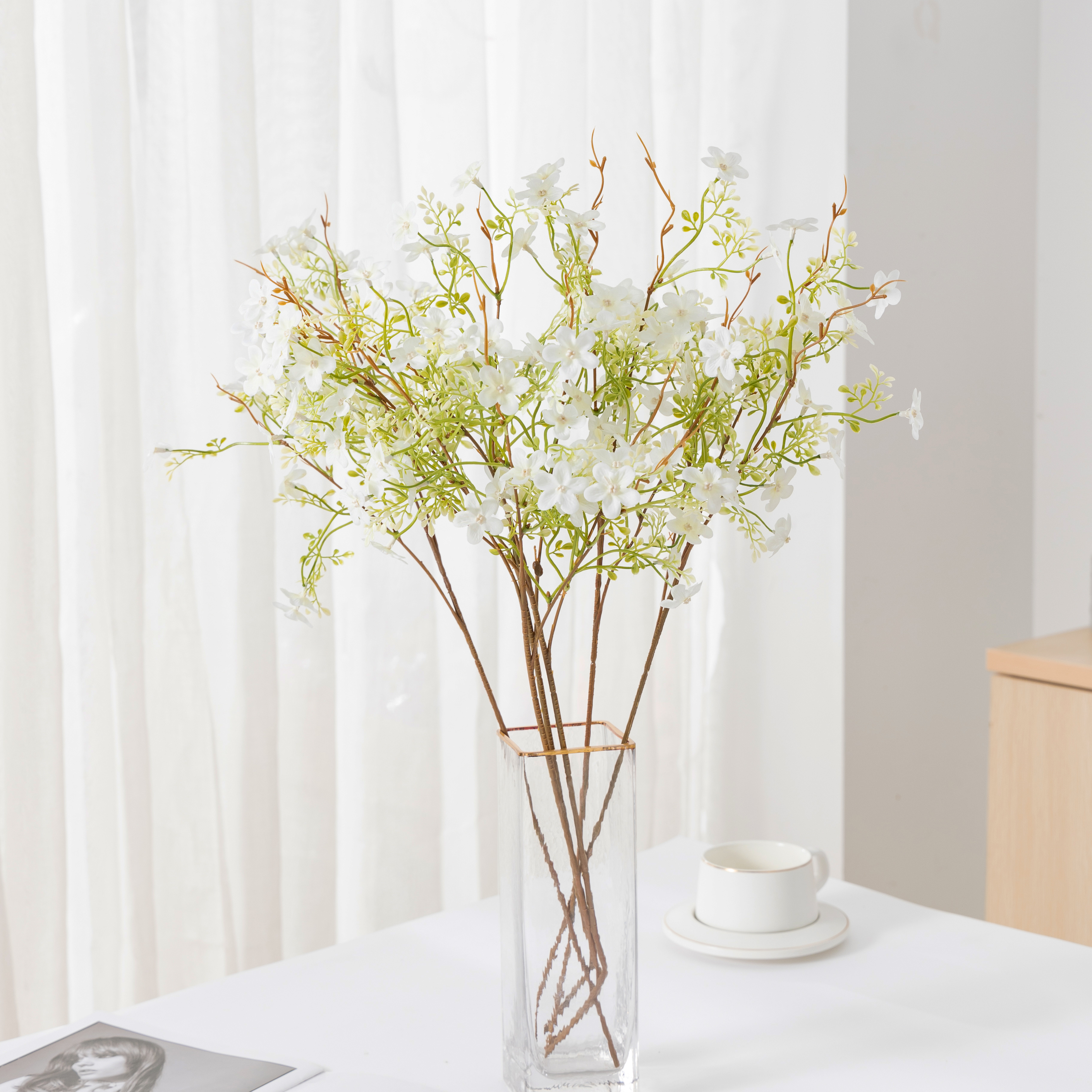 Faux Flowers Crafted from Hundred Flowers Authentic Looking Artificial Greenery for Bridal Settings