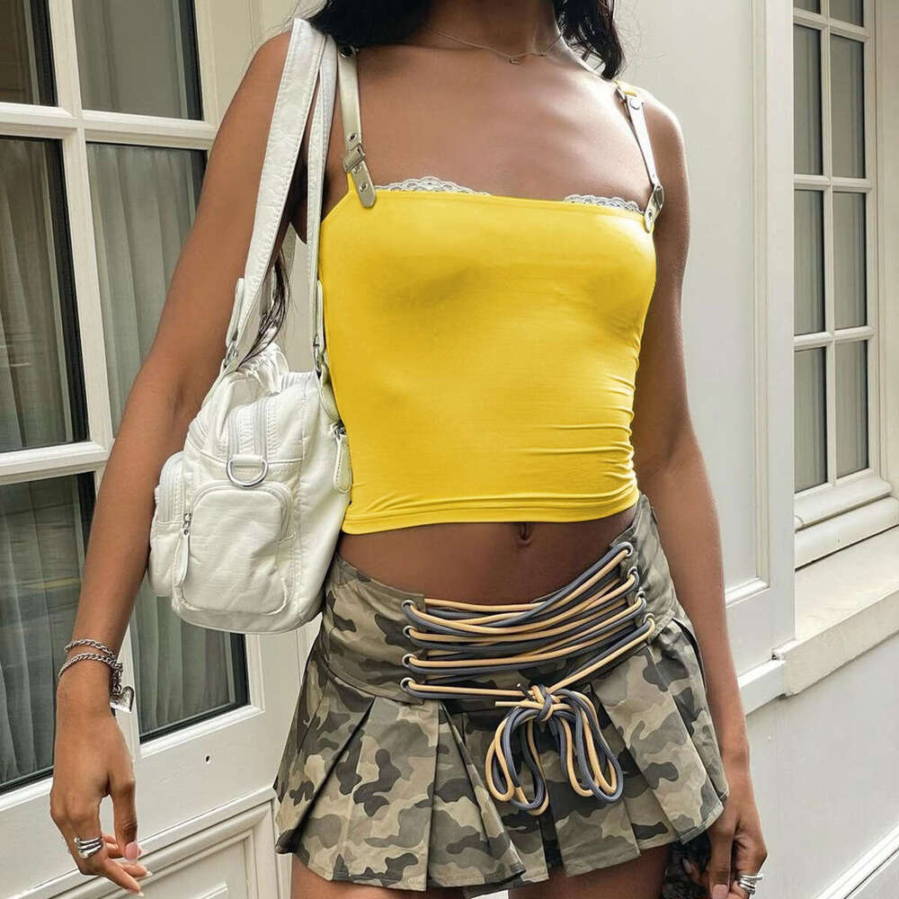 Hot selg women's Europe America in winter 2025, fashionable and sexy products, slim fit, exposed navel, suspender, strapless wholesale, 2025 new 