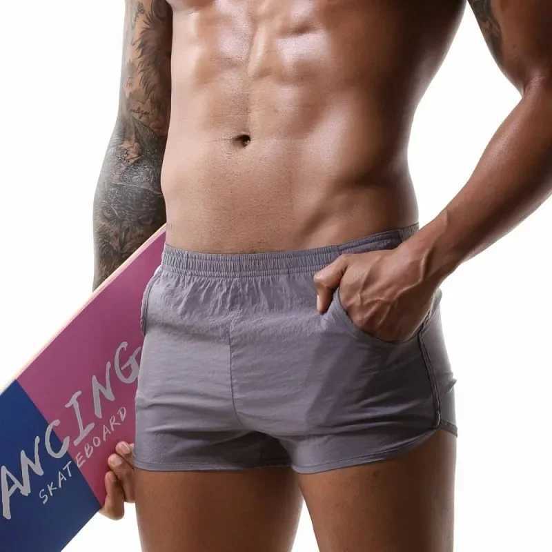 Mens board shorts new fitness fashion fast drying gym bodybuilder shorts swimming trunk W250214