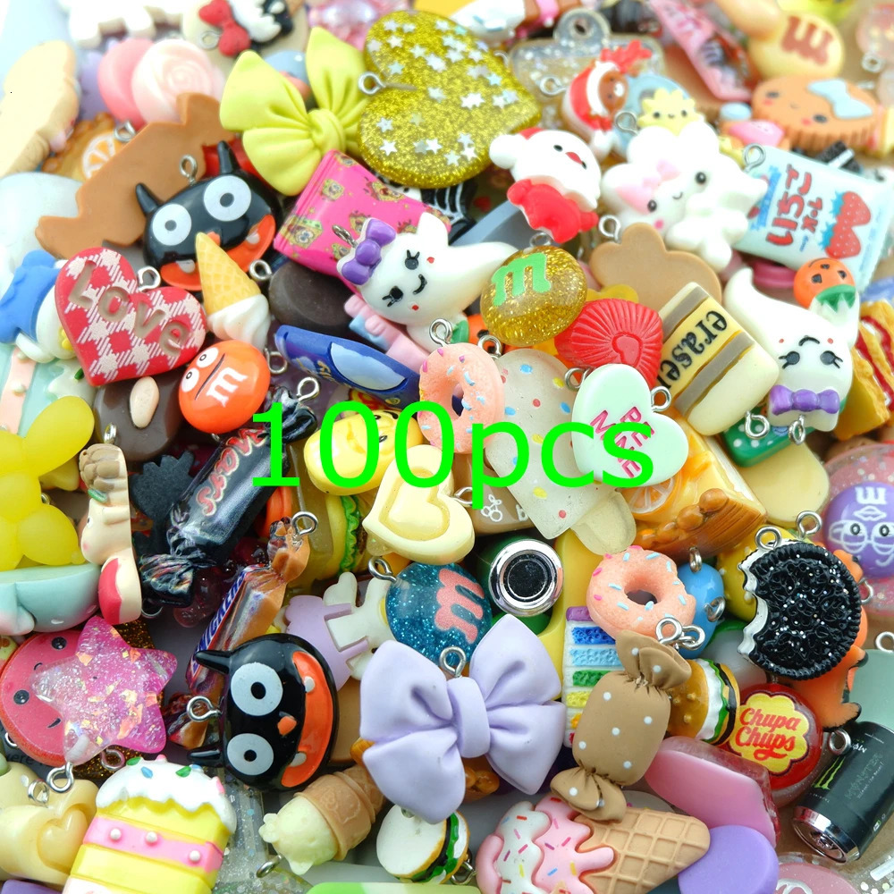 Mix Resin Charms By Randomnot only po shows more than 1000ns Bracelets Earring Jewelry Making Pendants Wholesale Bulk 250214