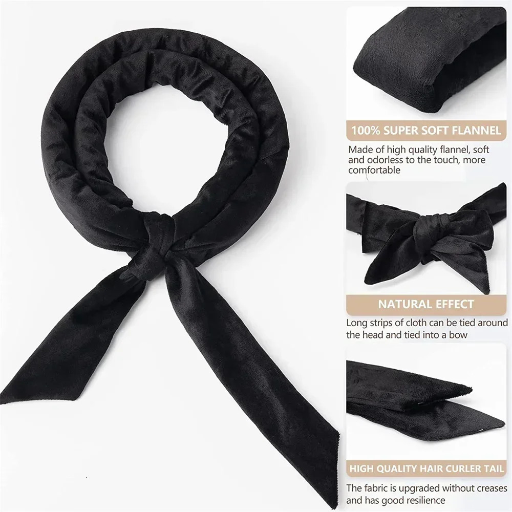 Heatless Curling Rod Headband No Heat Hair Curler Lazy Hair Rollers Soft Hair Curlers Sleeping Curls Curling Hair Styling Tools 250214