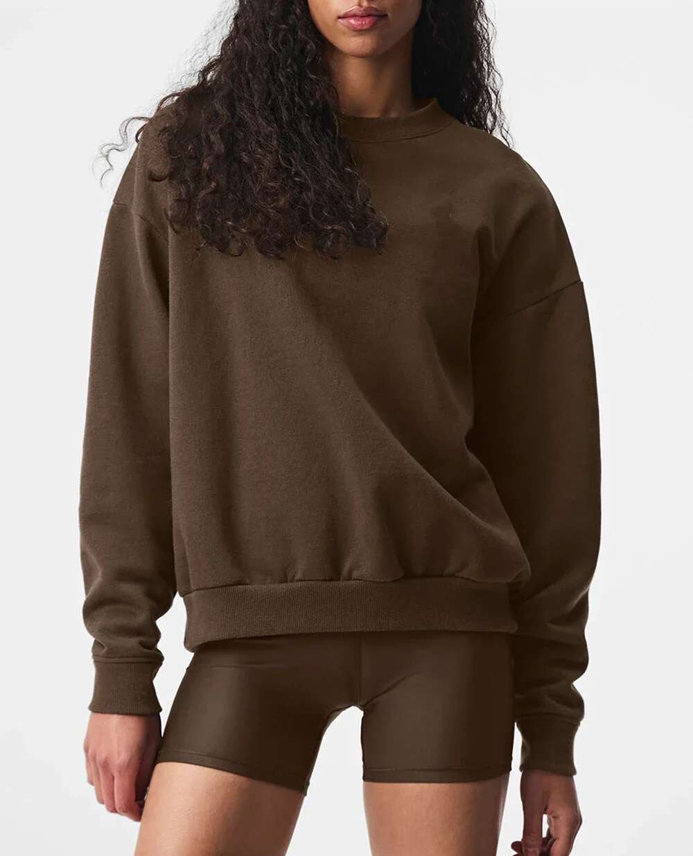 Women's Yoga Long sleeve Basic exercise fiess casual pullover women's sweatshirt