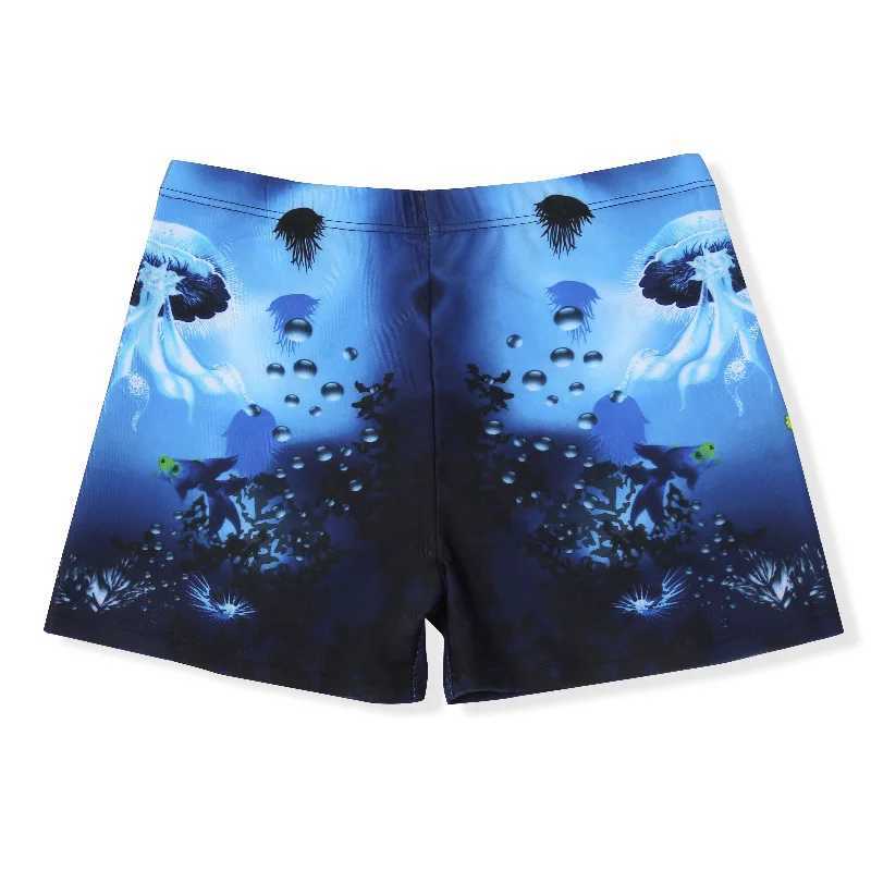 Mens Elastic Swimming Trunk Swimwear Beach Swim Sport Short Briefs Surfing Summer Swimsuit Boxer Shorts Bathing Suit W250214