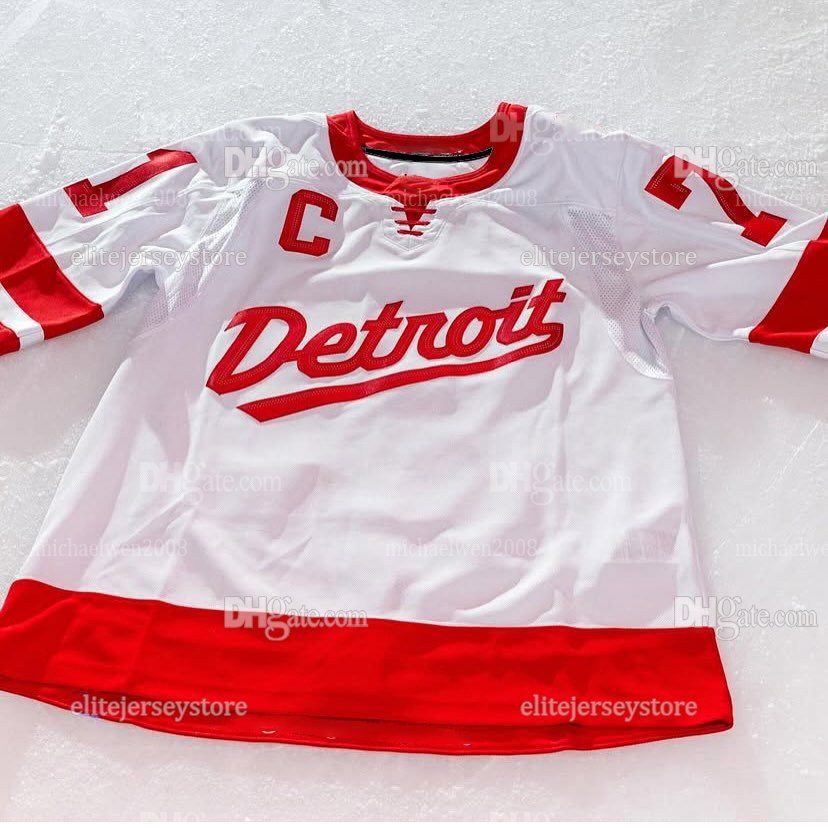 Personalized Custom Raymond 2025 Stadium Series Hockey Jersey Kane Veleno DeBrincat Seider Talbot Embroidered Letter Number Design Polyester