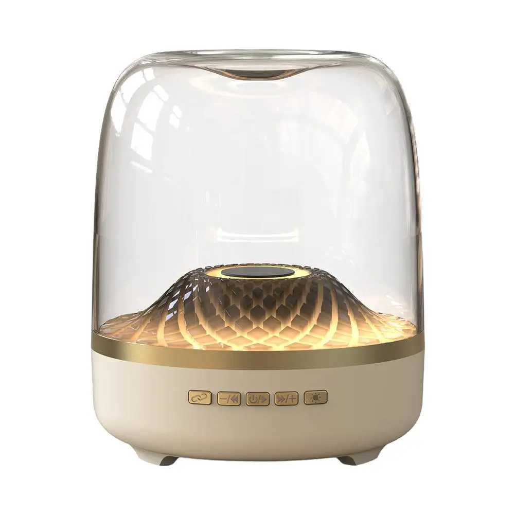Speaker Large Volume Atmosphere Light Cputer Desktop Gift He Transparent Speaker Z250214