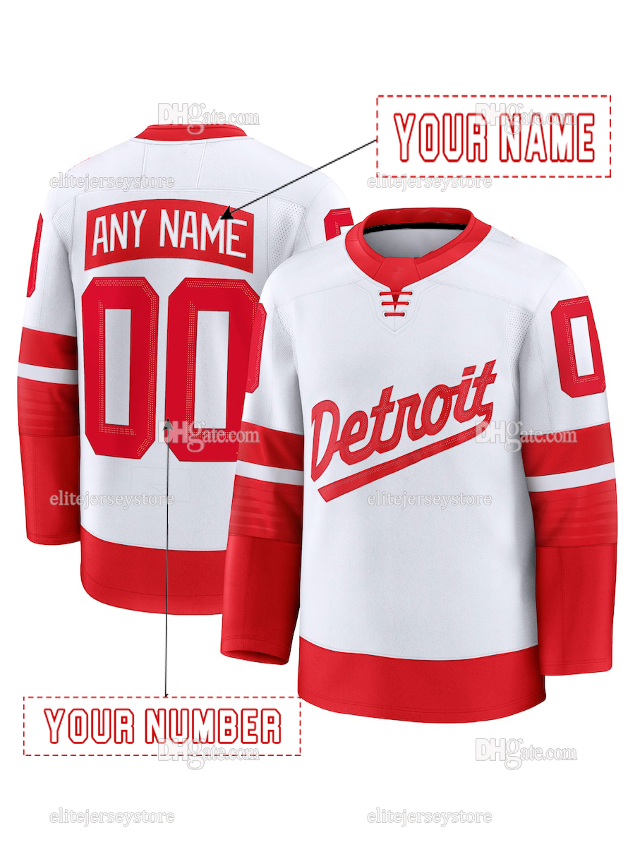 Personalized Custom Raymond 2025 Stadium Series Hockey Jersey Kane Veleno DeBrincat Seider Talbot Embroidered Letter Number Design Polyester