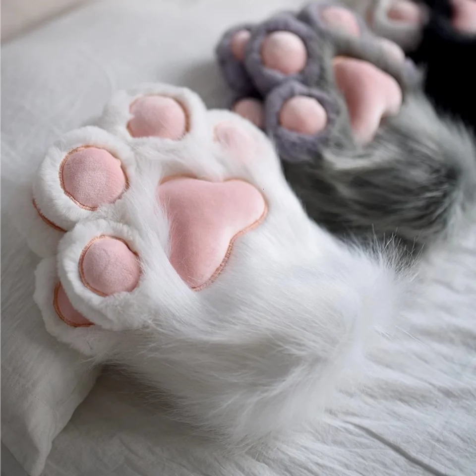 Kig Fursuit Kigurumi Headset Furry Cosplay Costume Animal Loop Ear Rabbit Furry Mask Head Base Paw Comiket Cosplay Costume 250213