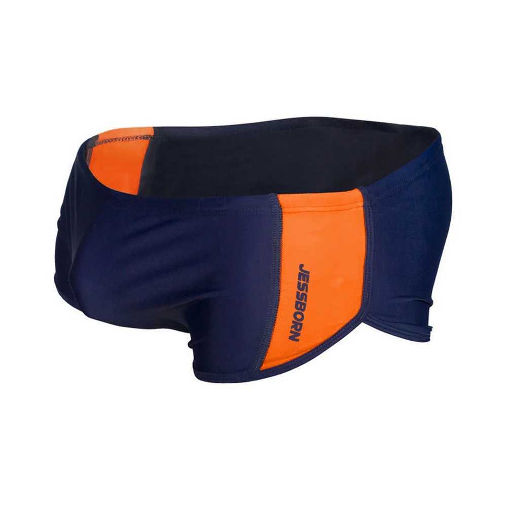 Summer Mens Swimming Trunks Sexy Low Waist Beach Swimwear Side Split Bathing Suit Nylon Quick Dry Sport Surfing Board Shorts W250214