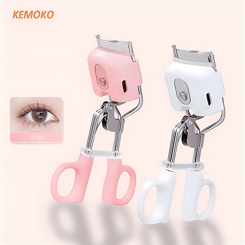 Electric Eyelash Curler Portable Electric Heated Comb Eye Lash Long Lasting Eyelashes Thermal Eyelash Curler Makeup Tools 250121ww