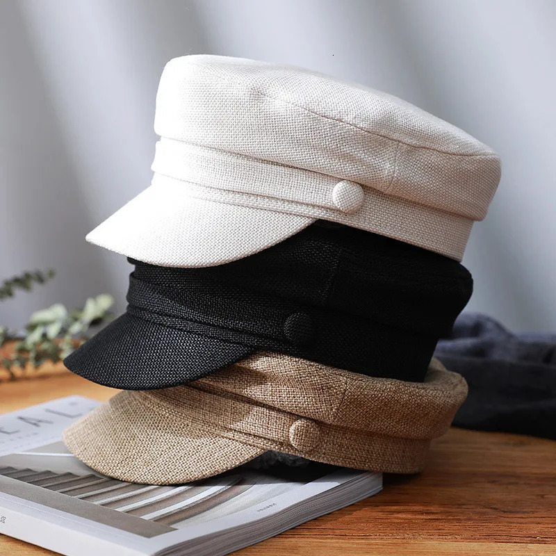 K36 Berets For Womens Spring Summer Female cap Navy Hat Fashion Casual Octagonal Retro Hats Womens kepi Autumn hat 250120