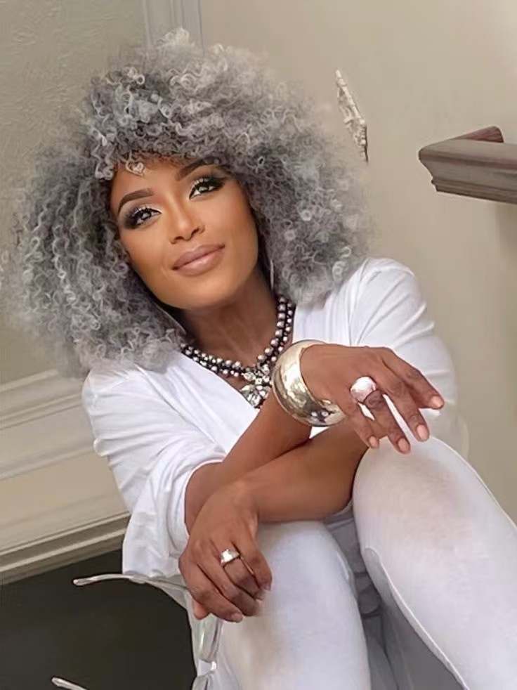 Beautiful salt and pepper Ash gray wigs real human hair natural refined look natural scalp glueless HD wigs natural grey human hair wigs