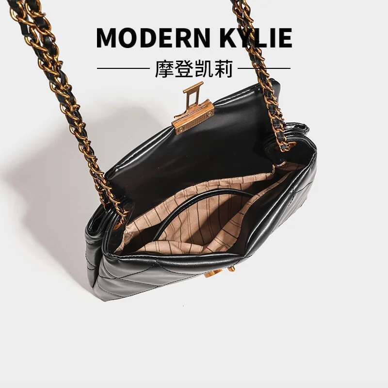 2024 New Simple Fashion Shoulder Broadband Women's Handbag PU Leather Crossbody Bag