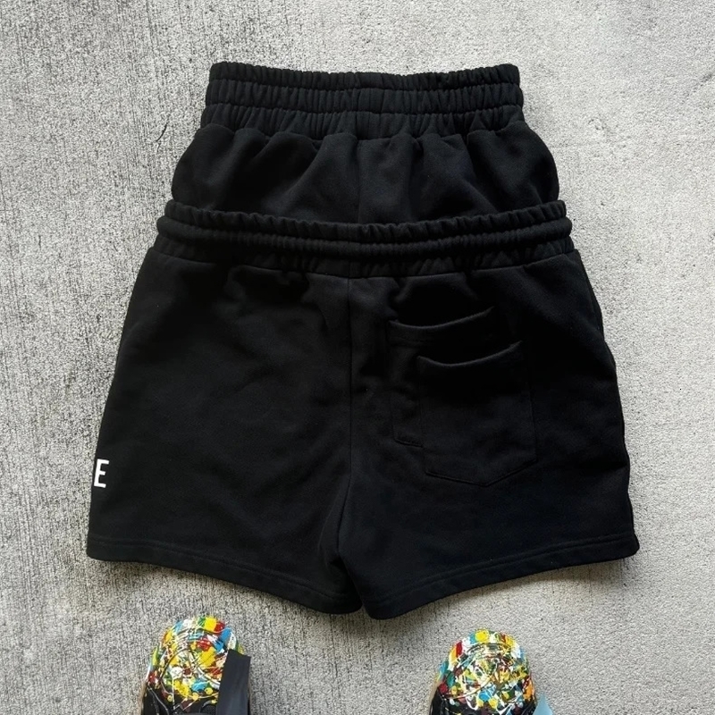 Fashionable Street Style Double Waisted Loose Sports Shorts American Retro Shorts Harajuku Style Hip Hop Y2k Shorts Streetwear 250213
