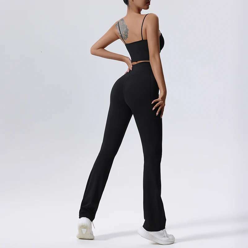 2Pcs Yoga Sports Activewear Quick-Drying Fiess Clothing Gym Set Tracksuit Running Workout Suit Women