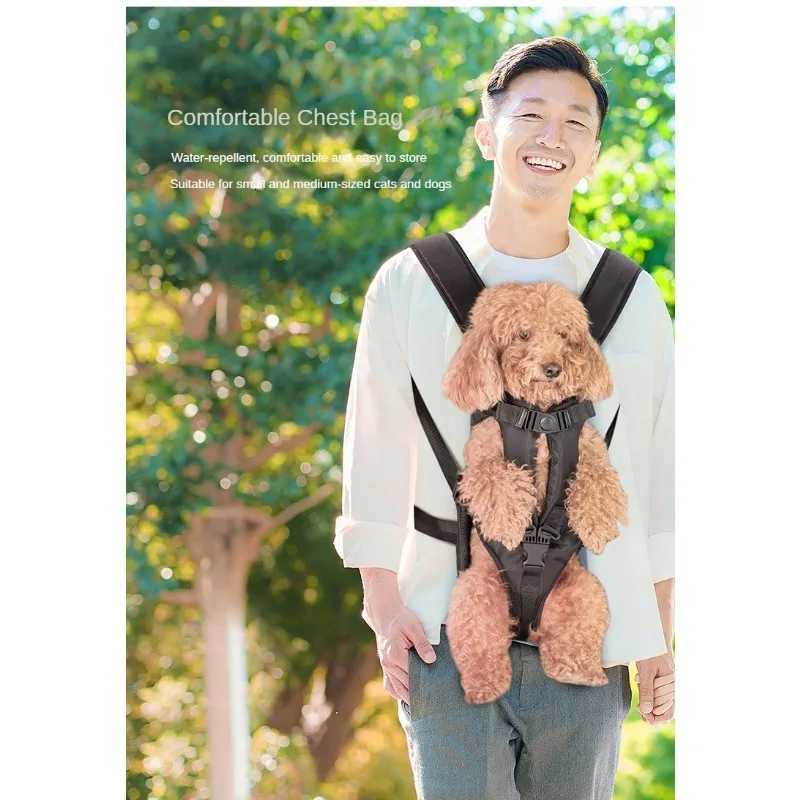 Others Dog Carrier New Chest Pet Bag Embracing Large Dog Backpack Convenient Carrying Bag for Going Out Outdoor Supplies Backpack Pet Dog and Cat H250