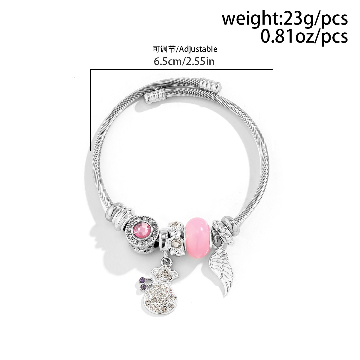 designer Woman Adornment Sweet Cool wer Beaded Open Bracelet, Small and Popular Design, Lucky Bag, Eye Bracelet