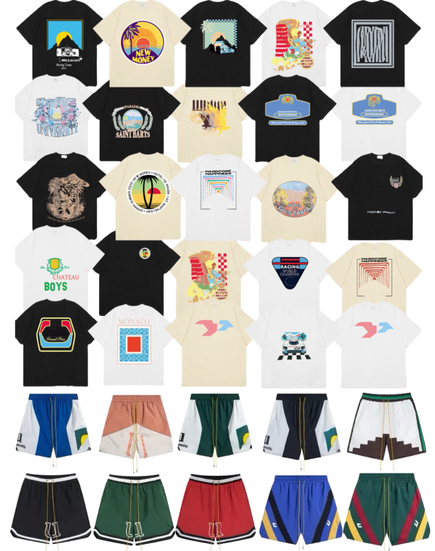 Mens T Shirts shorts designer tshirts for men shirt pants Re Graphic Letter Print Short Sleeve Premium Cotton Tees Men Women Unisex Loose T Shirts short sets men tshirt